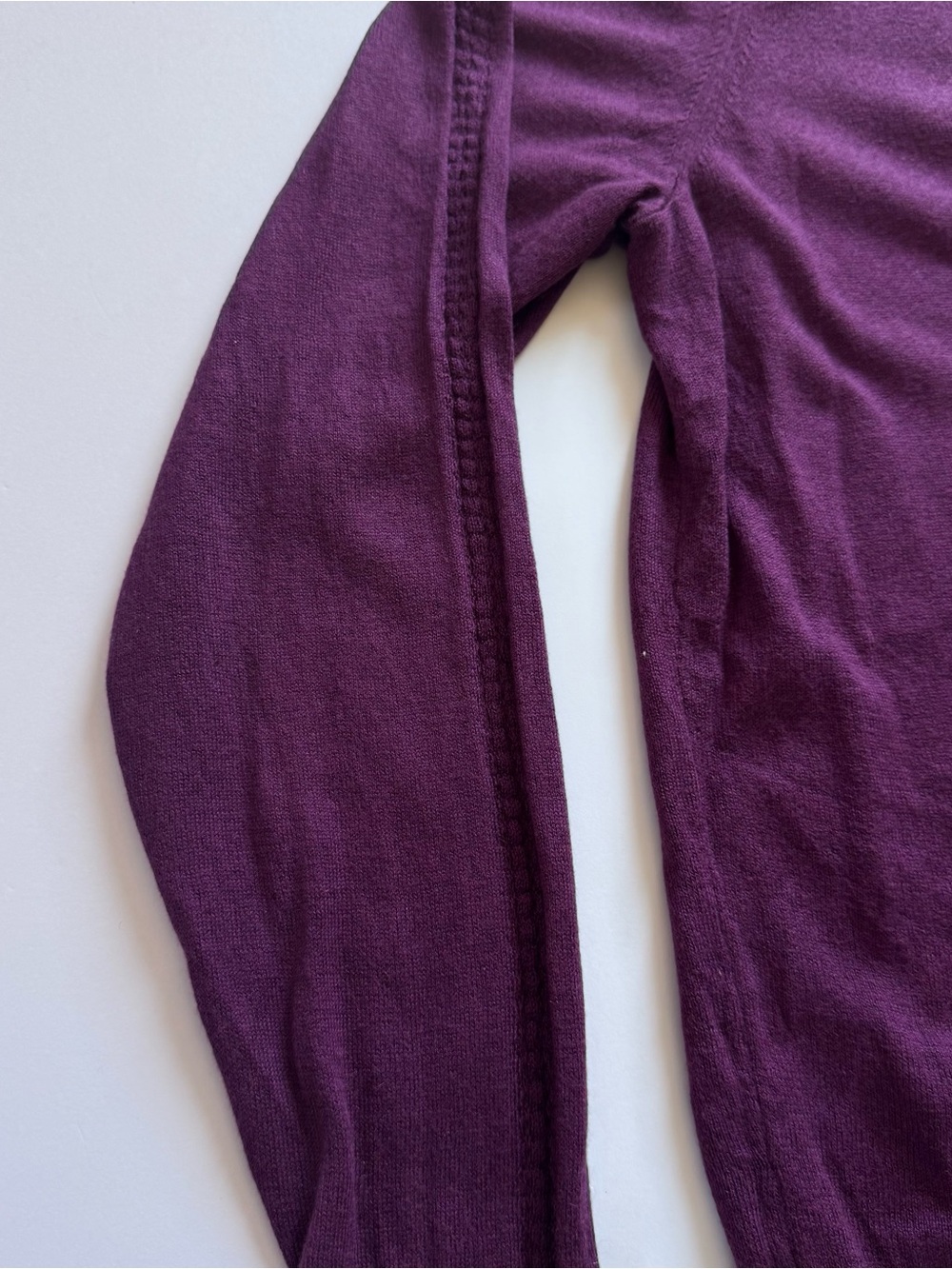 Banana Republic Deep Purple V-Neck Button Cardigan,Size XL - Picture 5 of 7